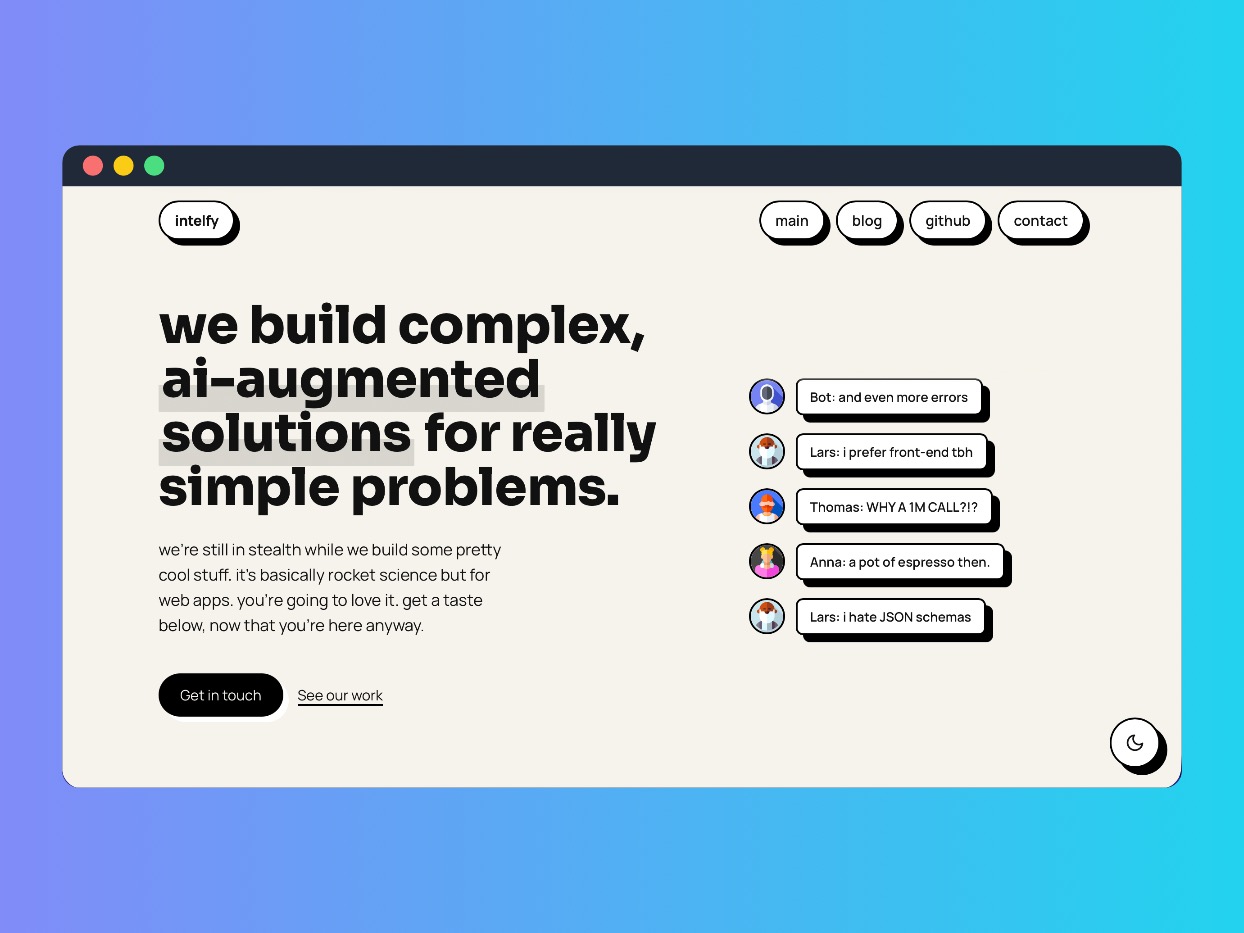 intelfy front page thumbnail